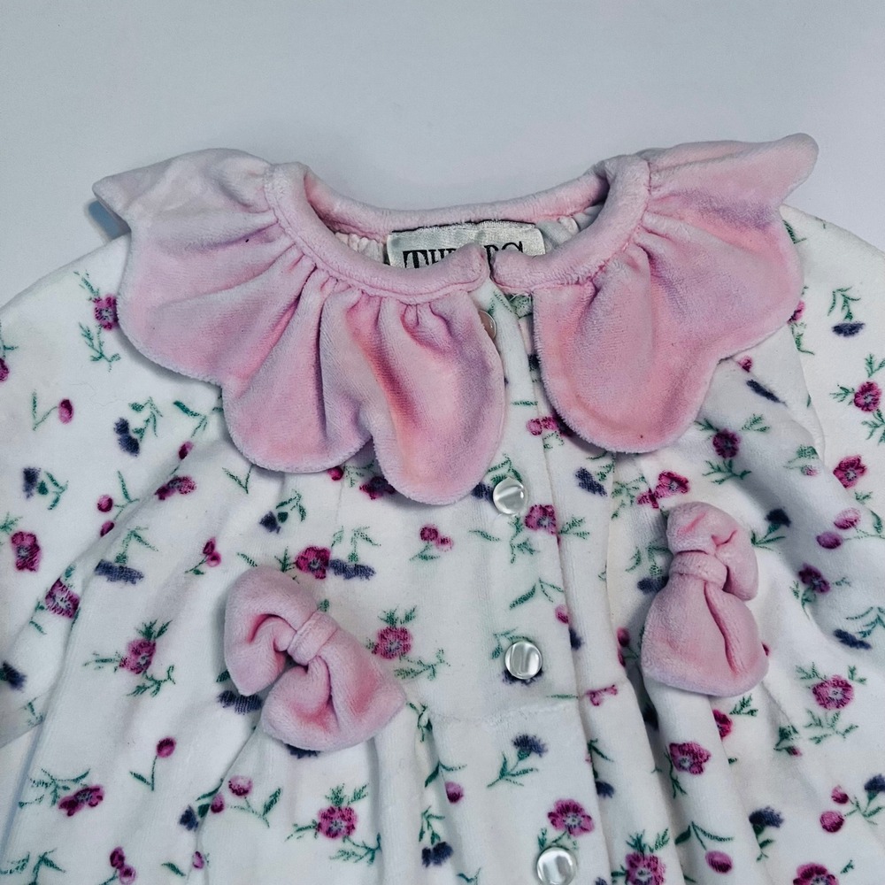 Vintage Threads Clothing for Kids Floral Sleeper 18M Soft Footless Pajamas - Picture 2 of 6